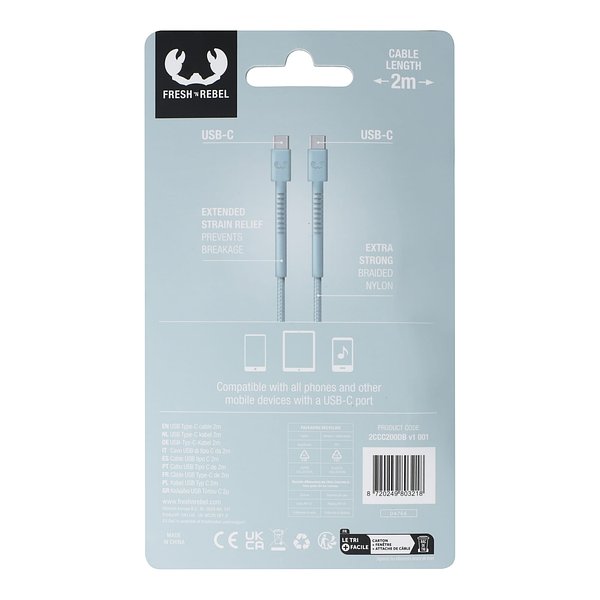 Fresh 'Rebel USB-C Kabel 2.0m Leengie