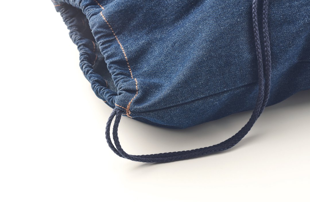 Denim Beutel mit Kordelzug Aitz