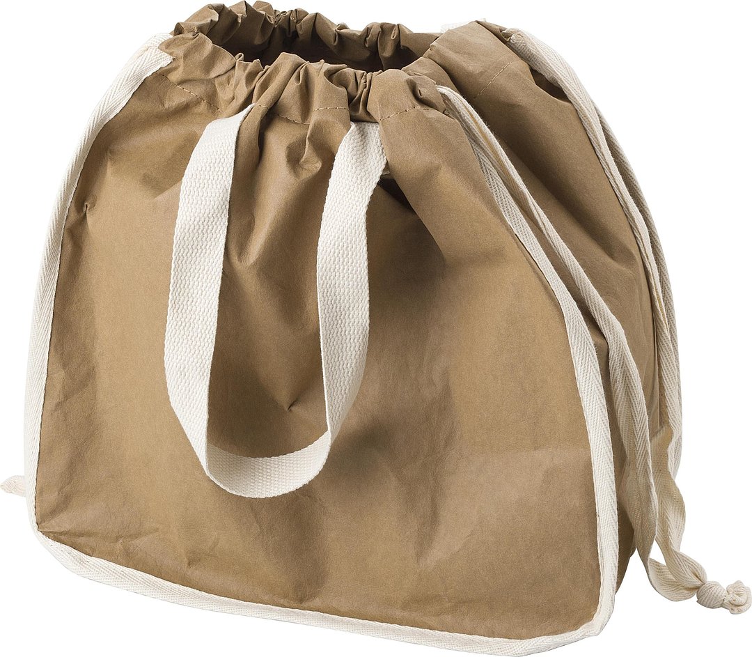 Einkaufstasche aus Kraftpapier Schmirgelpapier Grinandi