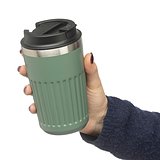 Recycelter Edelstahl-Reisebecher (400 ml) Warlep