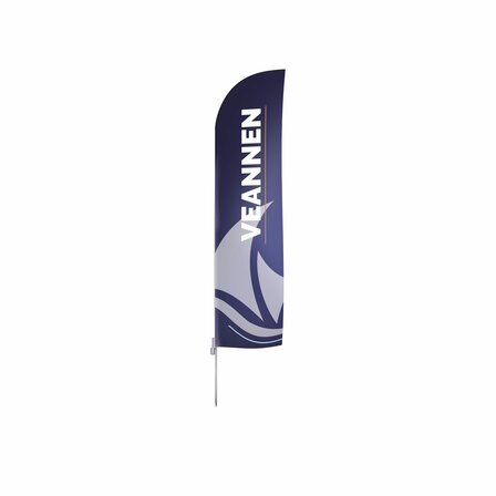 Bedruckbare Beachflag inkl. Befestigung