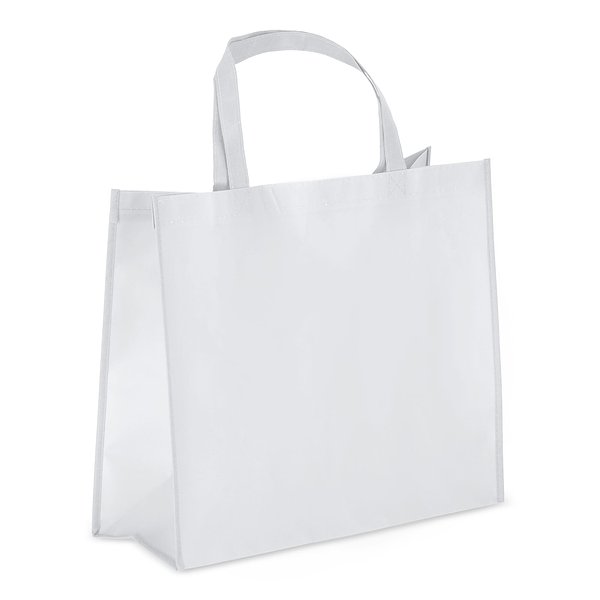 R-PET Tragetasche aus laminiertem Non Woven 40 x 16 x 35cm 105g/m² Rudivin
