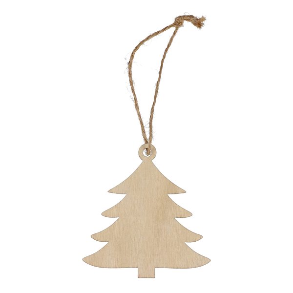 Baumförmiges Weihnachtsornament aus Holz Rener