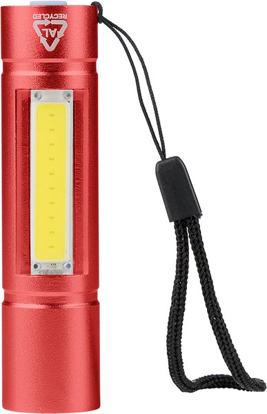 Taschenlampe aus recyceltem Aluminium COB Jovignas