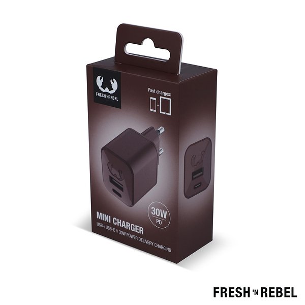 Mini Charger USB-C + A PD // 30W Chatia