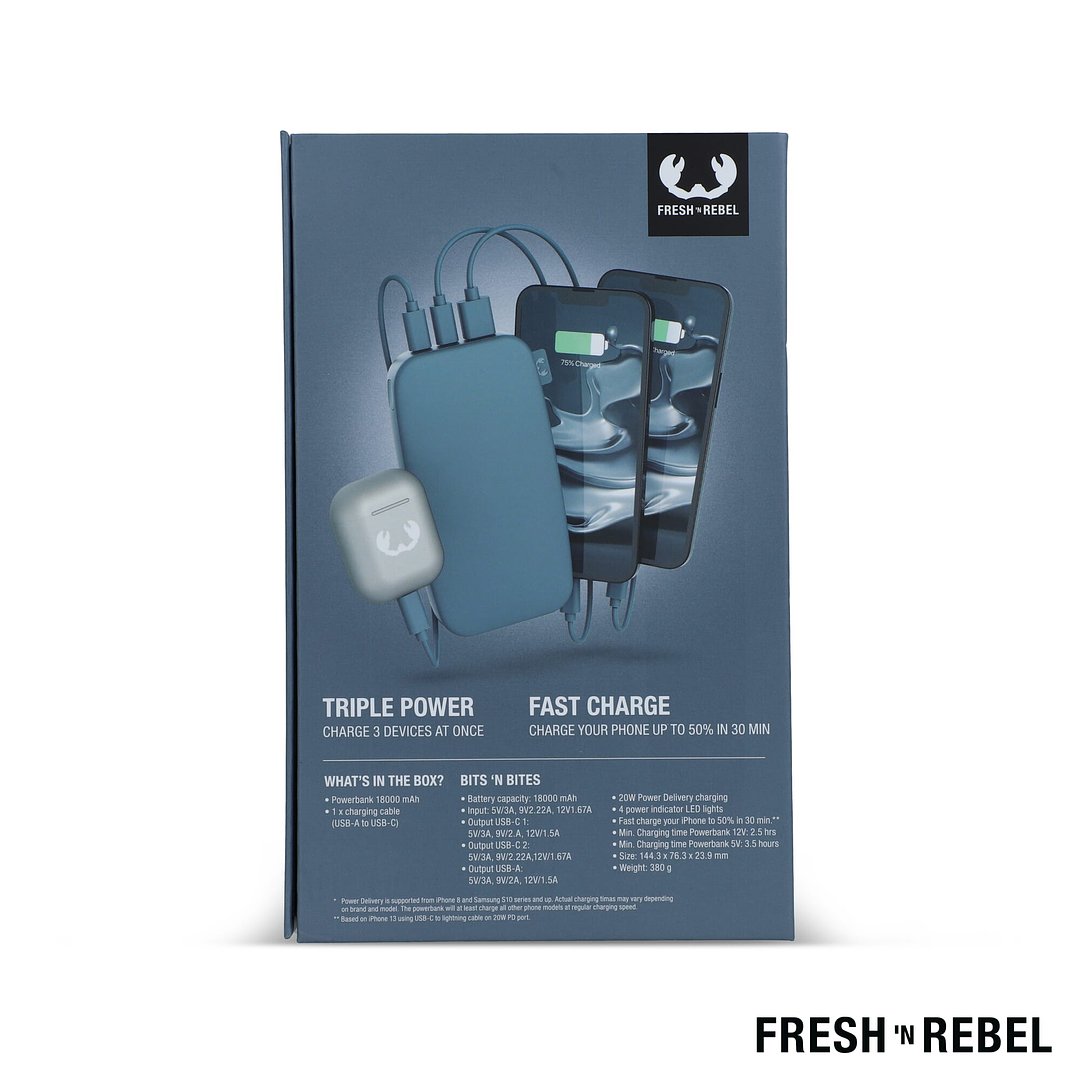 Powerbank 18.000mAh USB-C Ultra Fast Charging 20W Divat