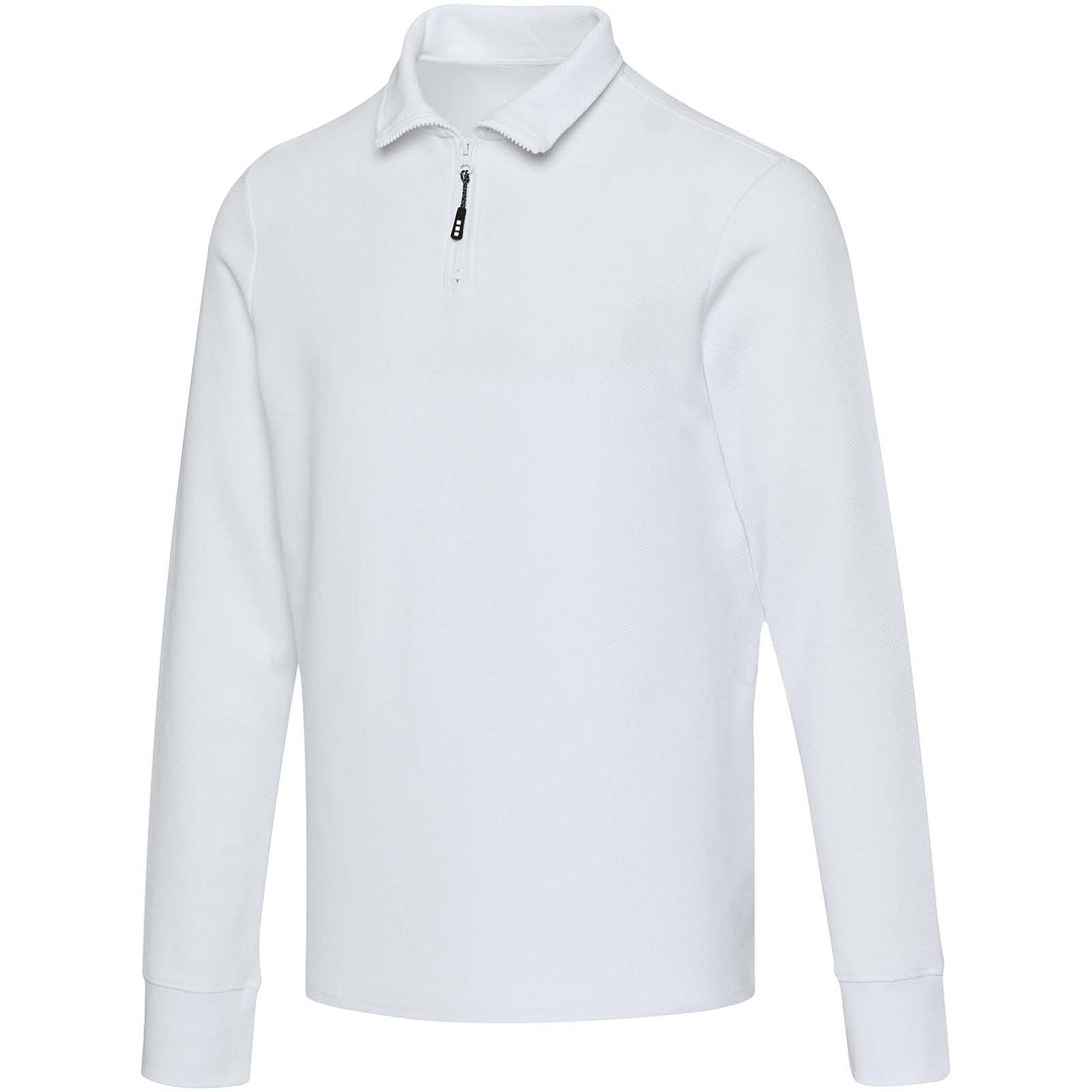 Langarm Poloshirt Unisex mit Reissverschluss - Urela
