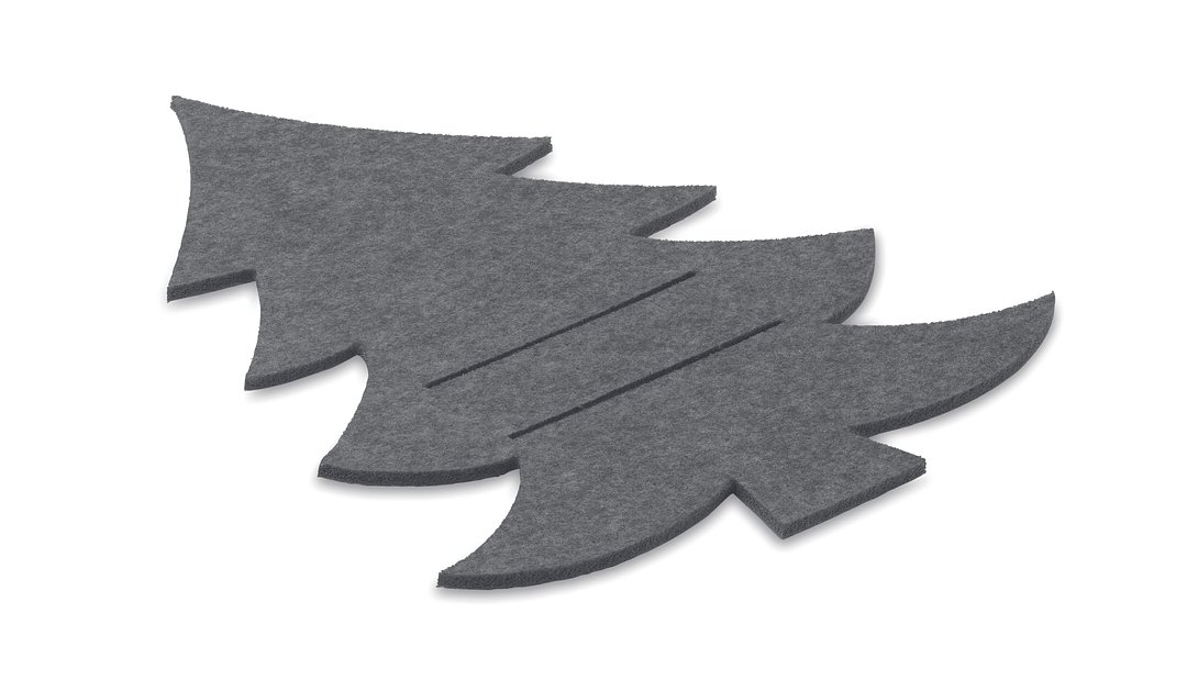 Besteckhalter-Set RPET-Filz Adivich