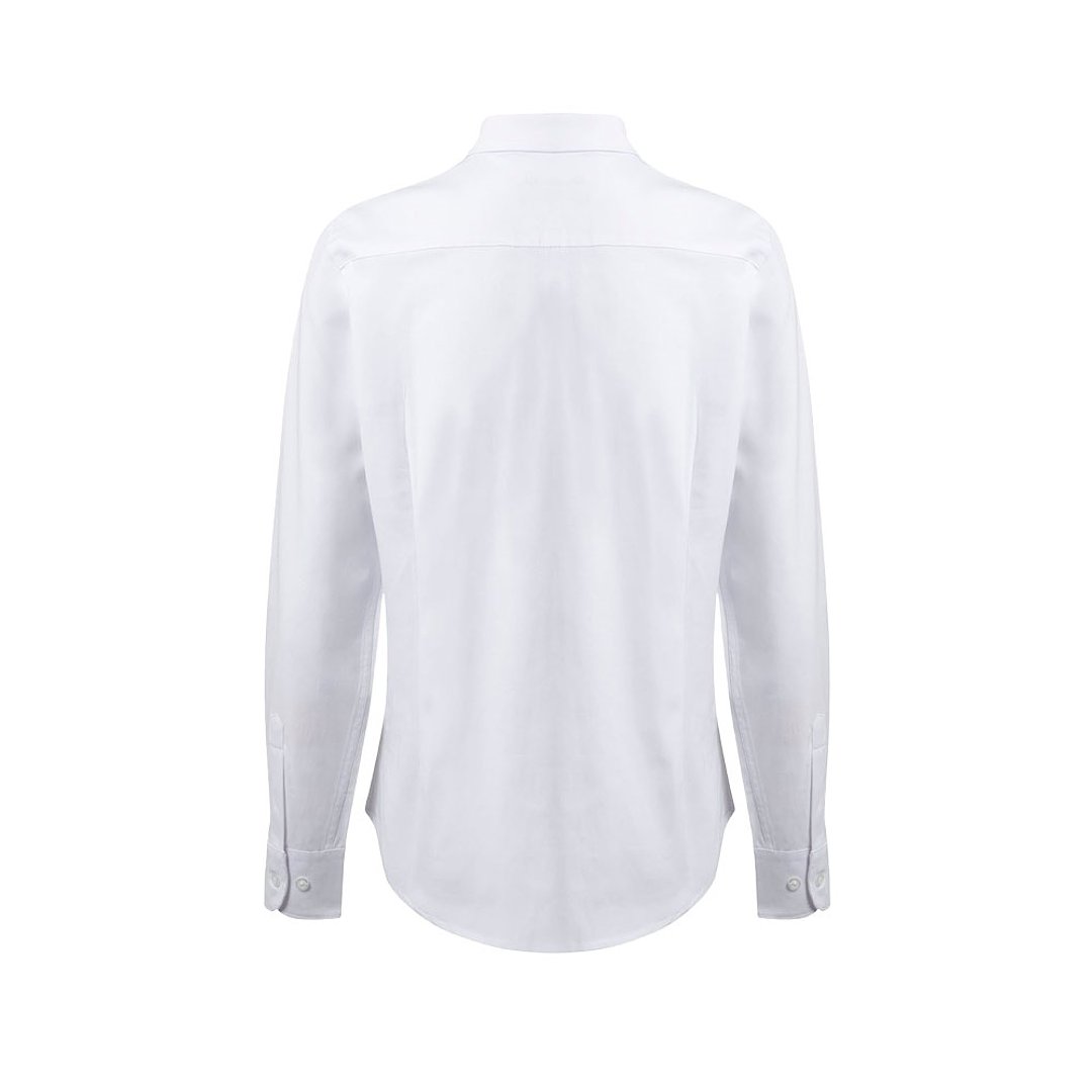 Hemd Oxford (180 g/m²) für Damen, aus Baumwolle (50 %), Polyester (45 %) und Elasthan (5 %) Mudesch
