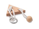 Geduldsspiel Holz Dreieck Uonnel