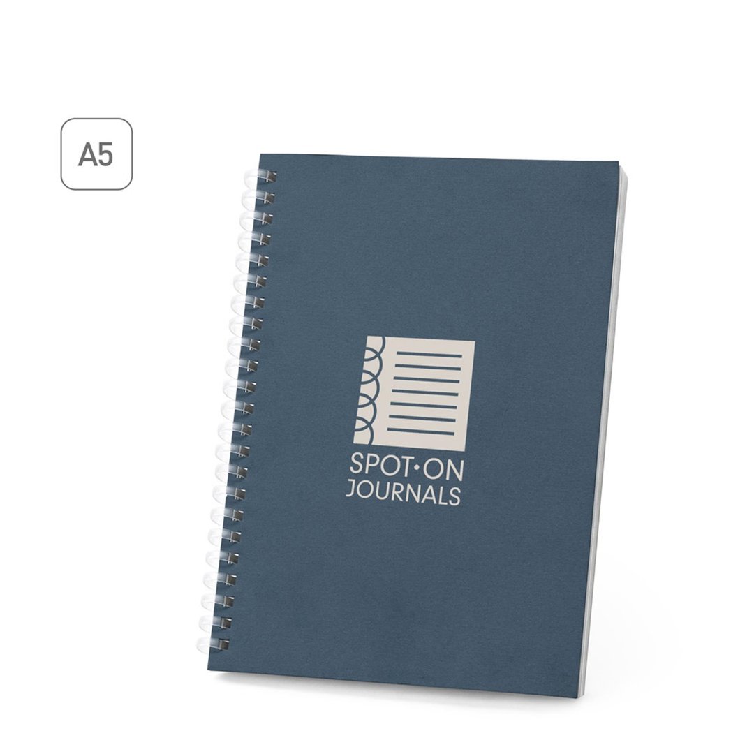 Notizblock A5 mit flexiblem Cover, hergestellt aus 100 % Recyclingpapier Ruelveta