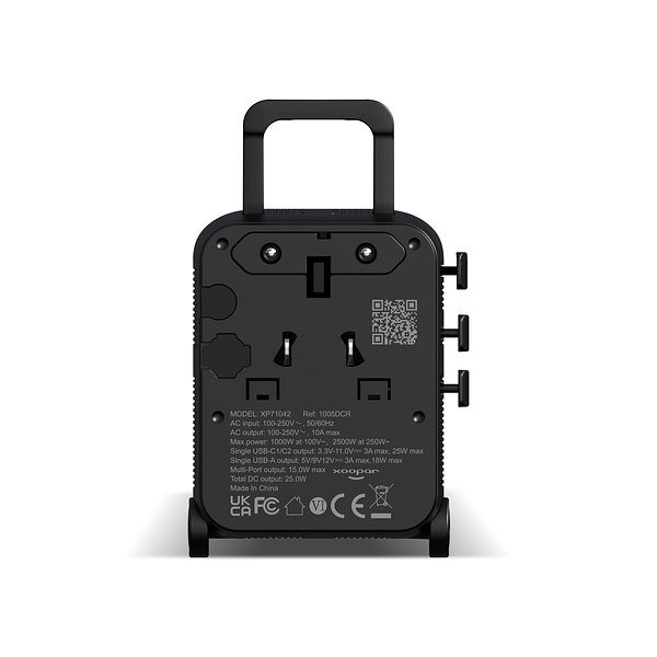 Luggie GaN Weltreise-Adapter-Trolley Orethla