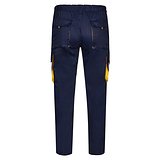 Zweifarbige Twill-Hose mit mehreren Taschen (200 g/m²), aus Baumwolle (35 %) und Polyester (65 %) Leenico