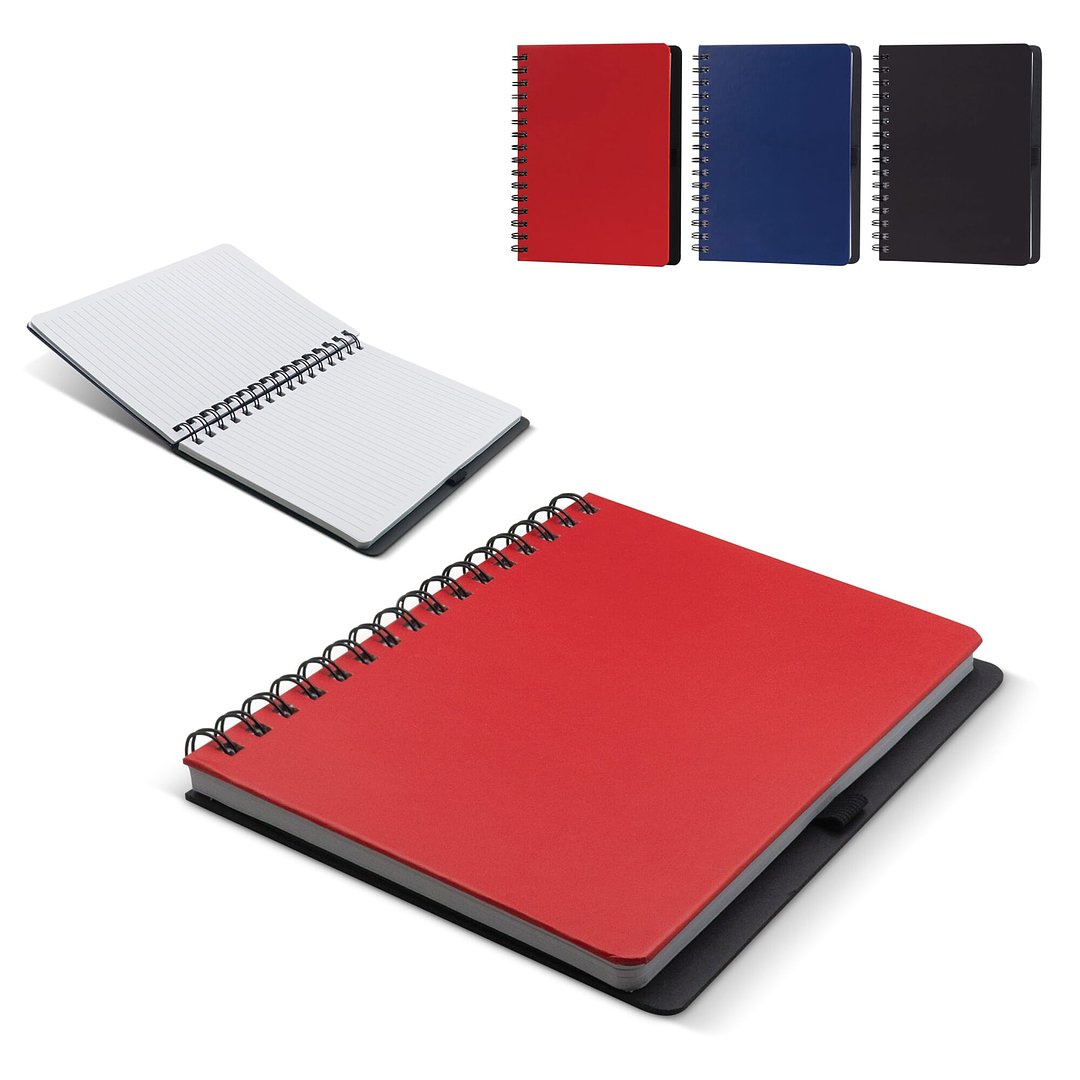 Notizbuch mit Spiralbindung, mit recycelten Papier, DIN A5 Aninat