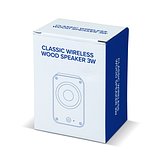 Kabelloser Lautsprecher in klassischer Holzoptik 3W Emerie