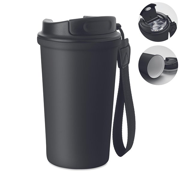 Becher recy. Edelstahl 400ml Anicorio