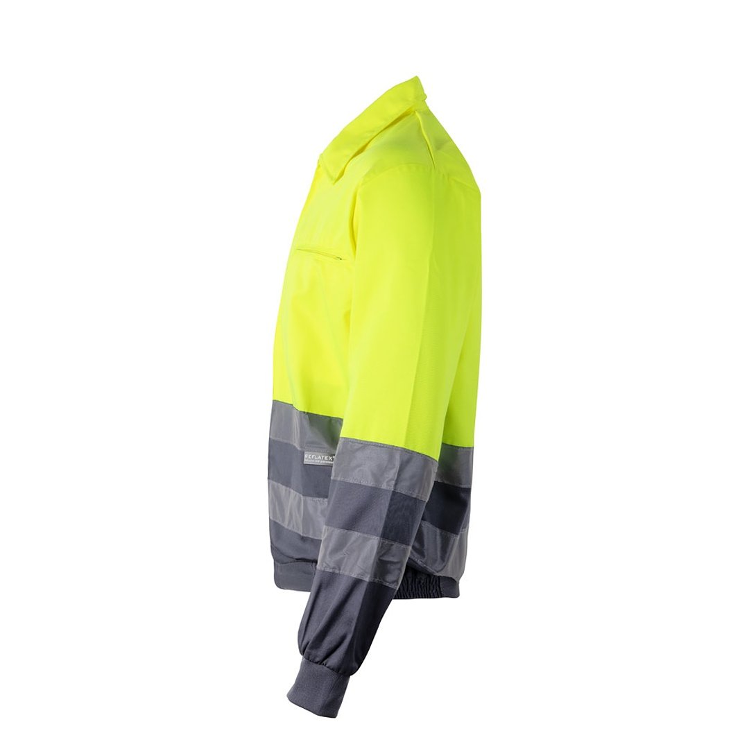 Zweifarbige Twill-Jacke (210g/m²) aus Polyester (80%) und Baumwolle (20%) Mirinas