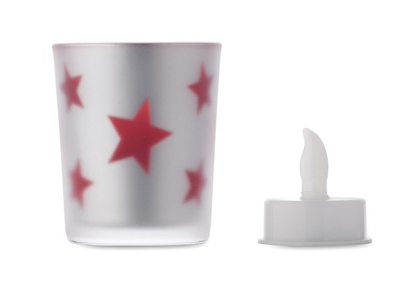 LED-Teelicht im Glashalter Luolfri