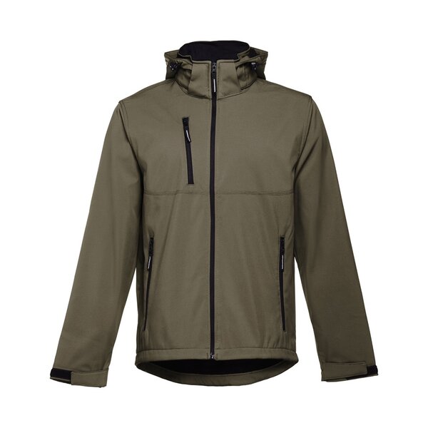 Herren SoftShell, mit abnehmbarer Kapuze Minatin