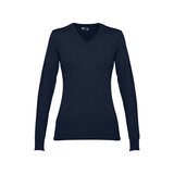 Damen Pullover mit V-Ausschnitt Lurinelle