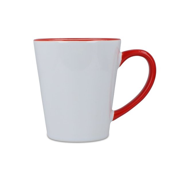 Melbourne Sublimationsbecher farbiger Rand & Henkel 350ml Jongin