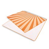 R-PET-Schnelltrocknungs-Strandtuch 100 × 180 cm, Sublimationsdruck Linati