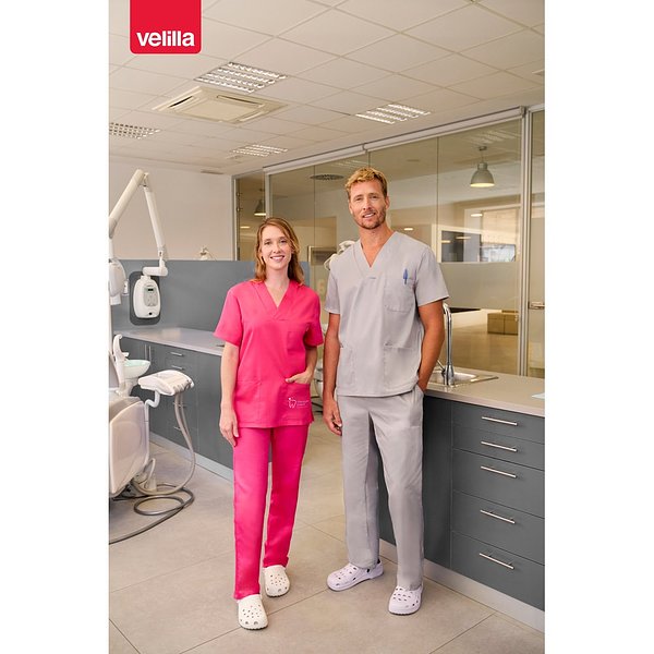 Tunika aus Twill (190g/m²) mit kurzen Ärmeln, aus Polyester (65%) und Baumwolle (35%) Giervep