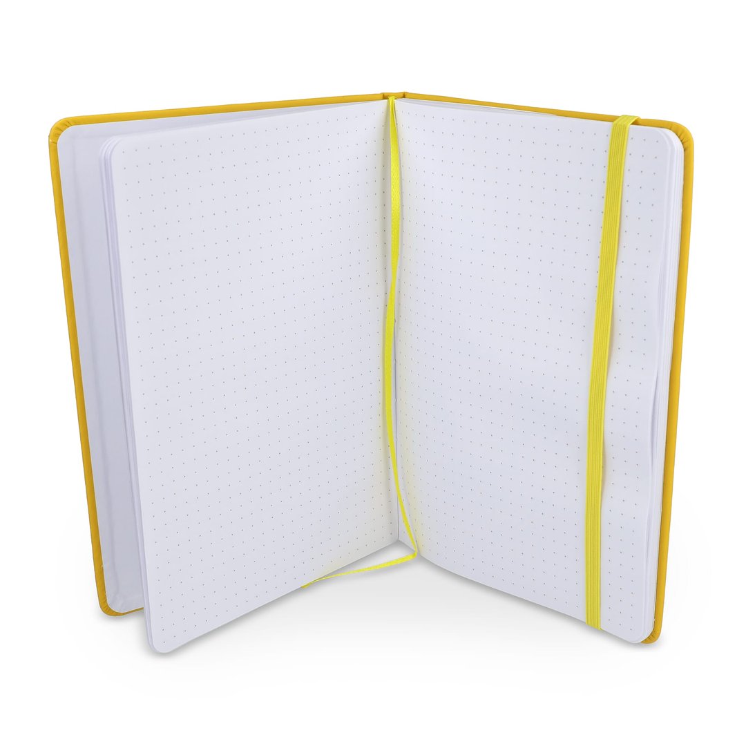 Notizbuch A5 PU mit Rasterpunktseiten Stiafrs