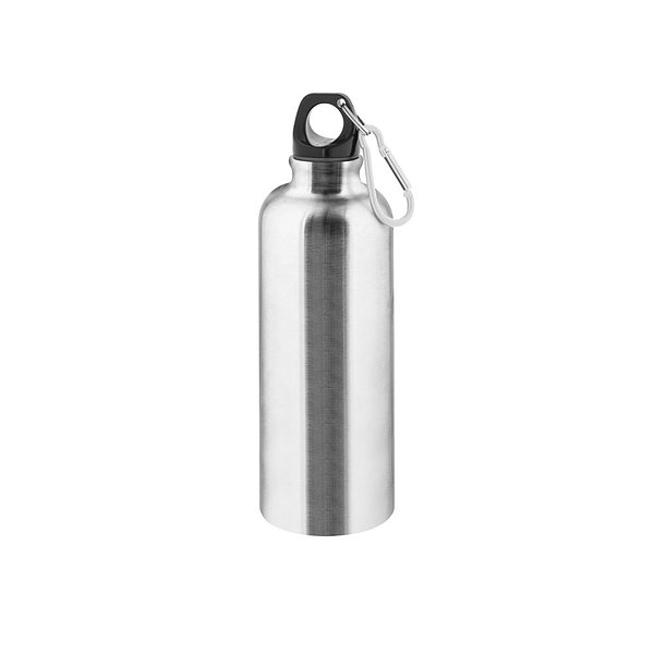 Edelstahlflasche mit einwandiger Ausführung und Karabiner, 550 ml Urins