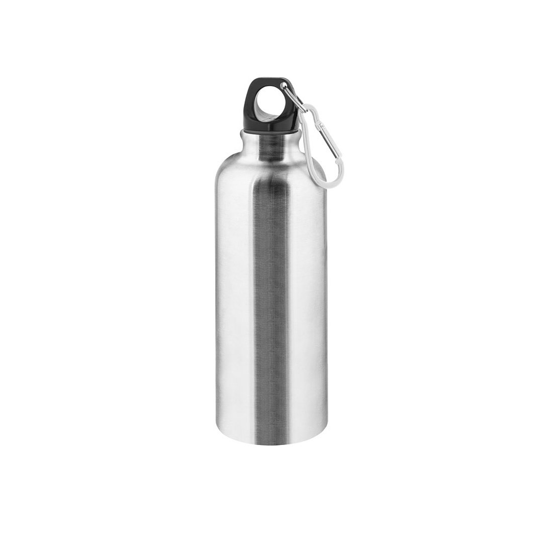 Edelstahlflasche mit einwandiger Ausführung und Karabiner, 550 ml Urins