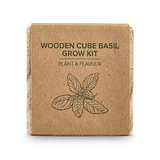 Holzpflanzgefäß-Set – Basilikum Vrendrin