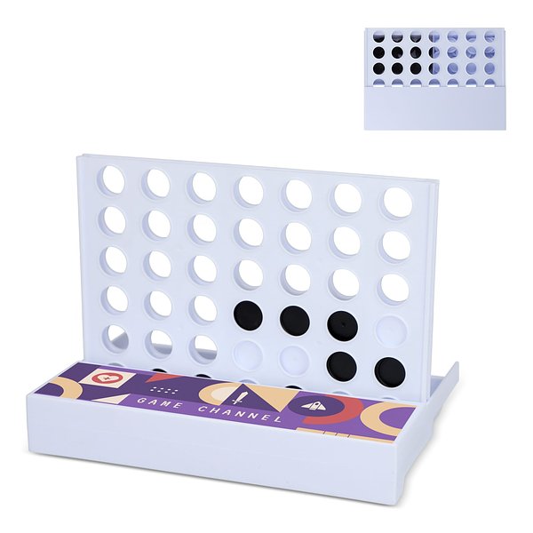 4-Gewinnt Spiel aus recycelten Materialien Trudin