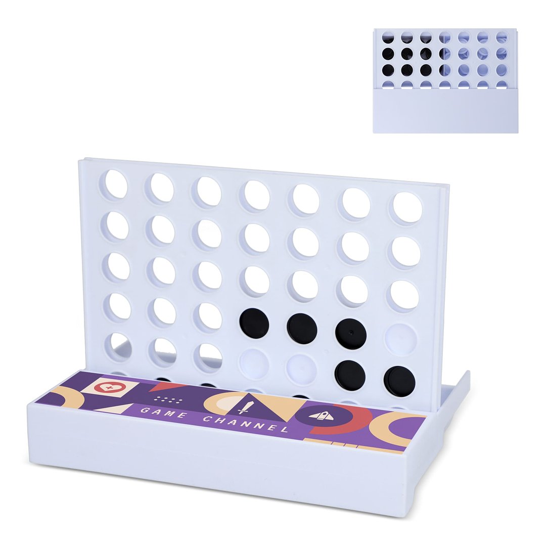 4-Gewinnt Spiel aus recycelten Materialien Trudin