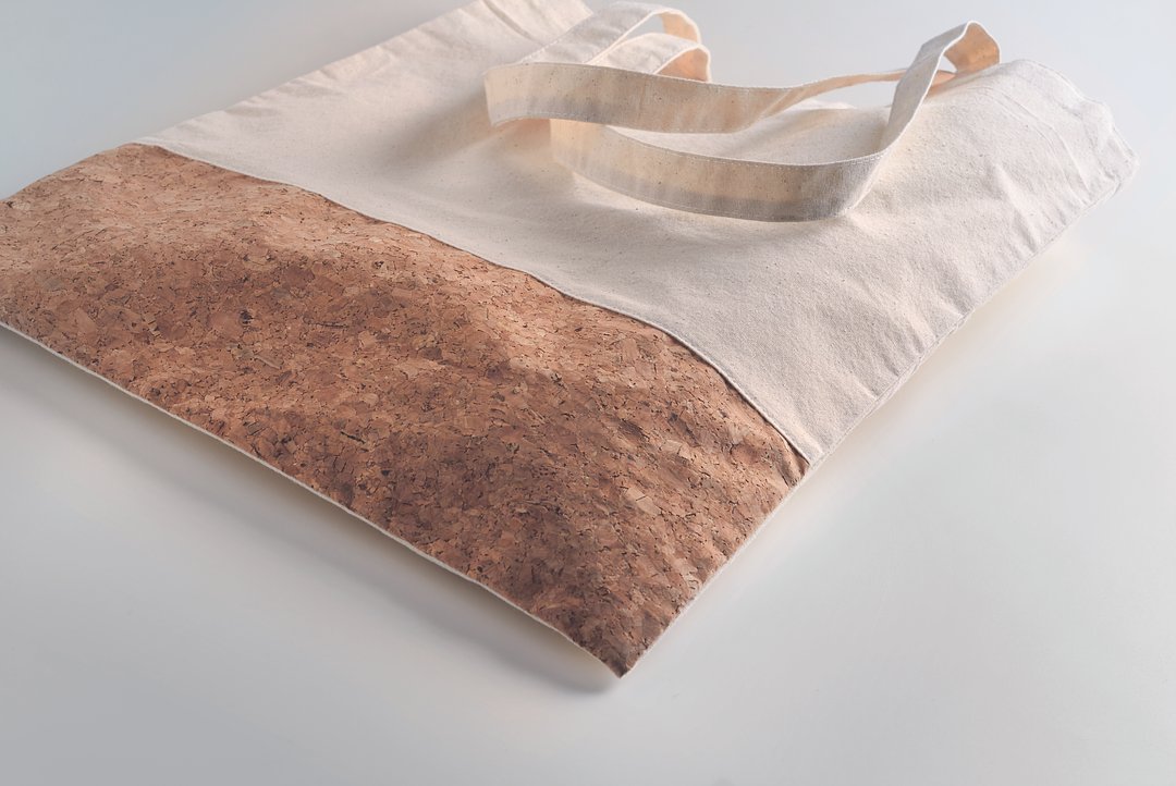 Einkaufstasche mit Korkbesatz Ciaferina