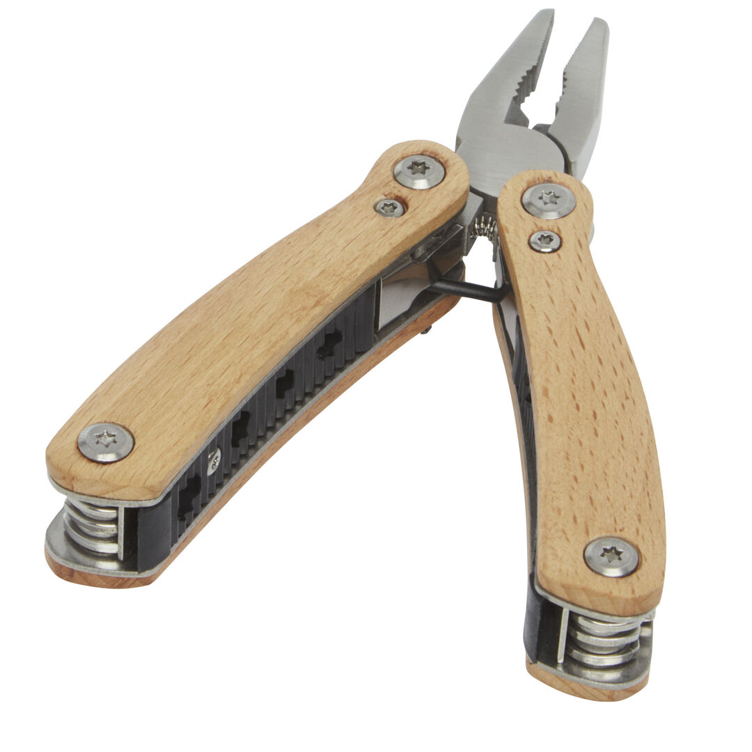 Mittelgrosses Multitool aus Holz mit 12 Funktionen - Lütht