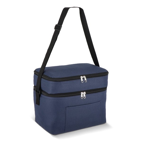 R-PET 600D Doppelfach-Kühltasche 30 x 20 x 25cm 12L Lursin