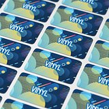 Vinyl Sticker Rechteck 80x25mm Gilga