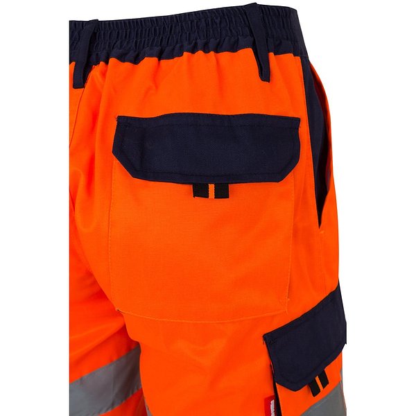 Zweifarbige Bermudashorts mit mehreren Taschen (210 g/m²), aus Baumwolle (20%) und Polyester (80%) Chatias