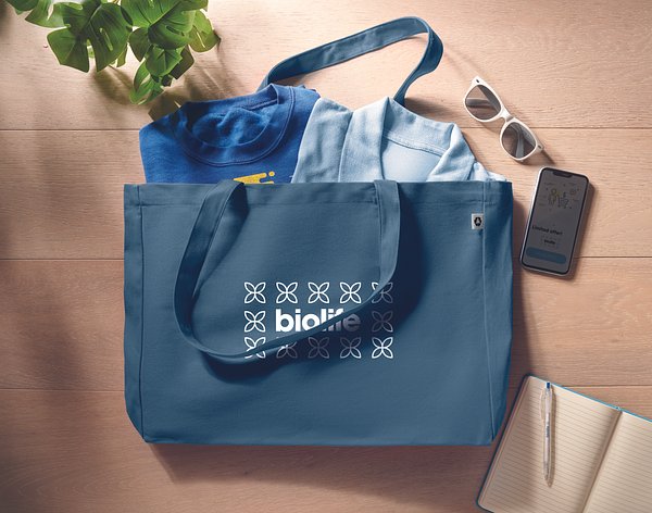 Recycelte Canvas-Tasche Inatrs