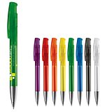 Kugelschreiber Avalon Transparent mit Metallspitze Chli