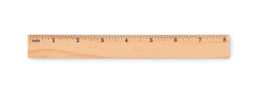 Holzlineal 20cm Helylan