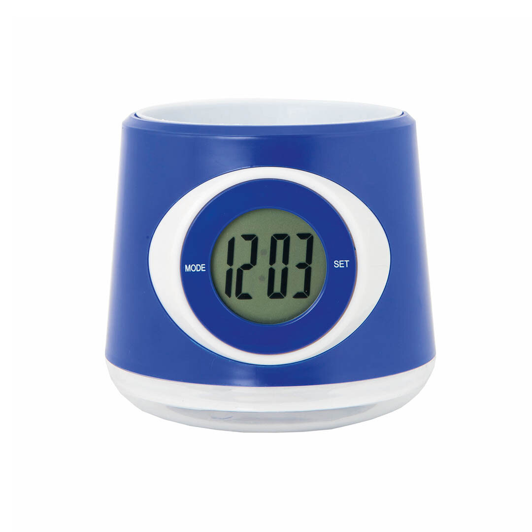 Blumentopf Tischuhr Idlmo