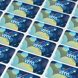 Vinyl Sticker Rechteck 40x20mm Truini