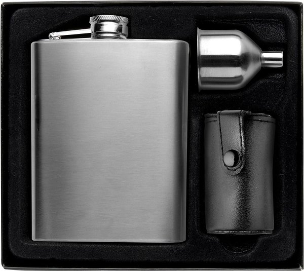 Flachmannset Fadrix | Edelstahl 304 | 220 ml | 4 Becher