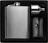 Flachmannset Fadrix | Edelstahl 304 | 220 ml | 4 Becher