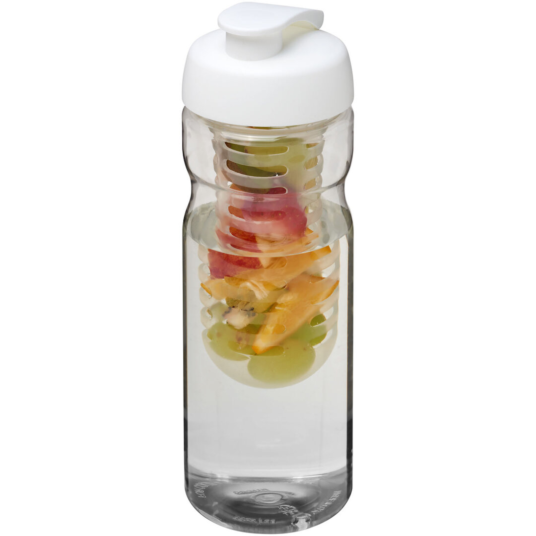 Base 650 ml Sportflasche mit Klappdeckel und Infusor - Tria