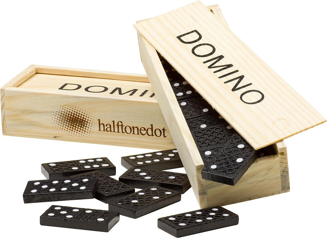 Domino-Spiel Joninat | Recycling-Holz