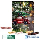 Adventskalender mit TOBLERONE, Inlay aus Papierfaser