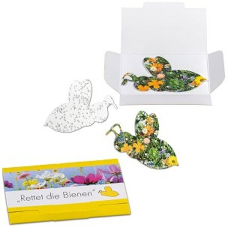 Bienchen Samenpapier Werbegeschenk