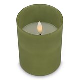 Nyelle Wiederaufladbare LED-Wachskerze im Glas Jovicori